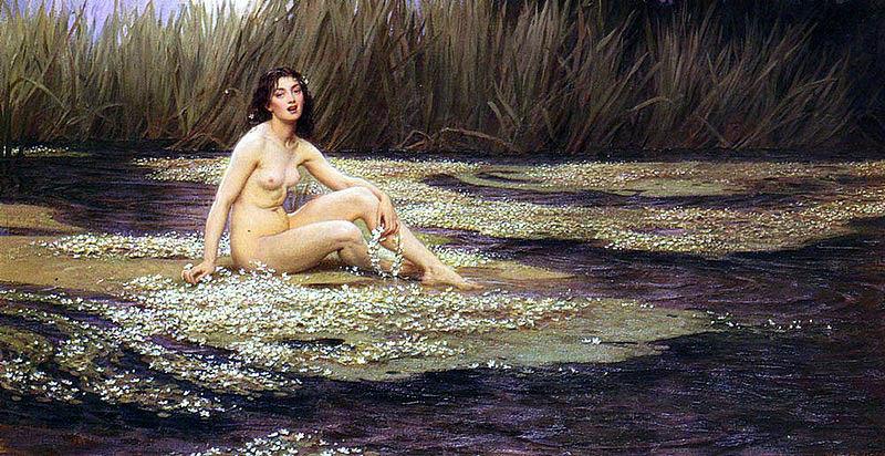 Herbert James Draper The water nymph oil painting image